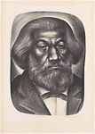 Frederick Douglass, Charles Wilbert White  American, Lithograph on Maraiz paper