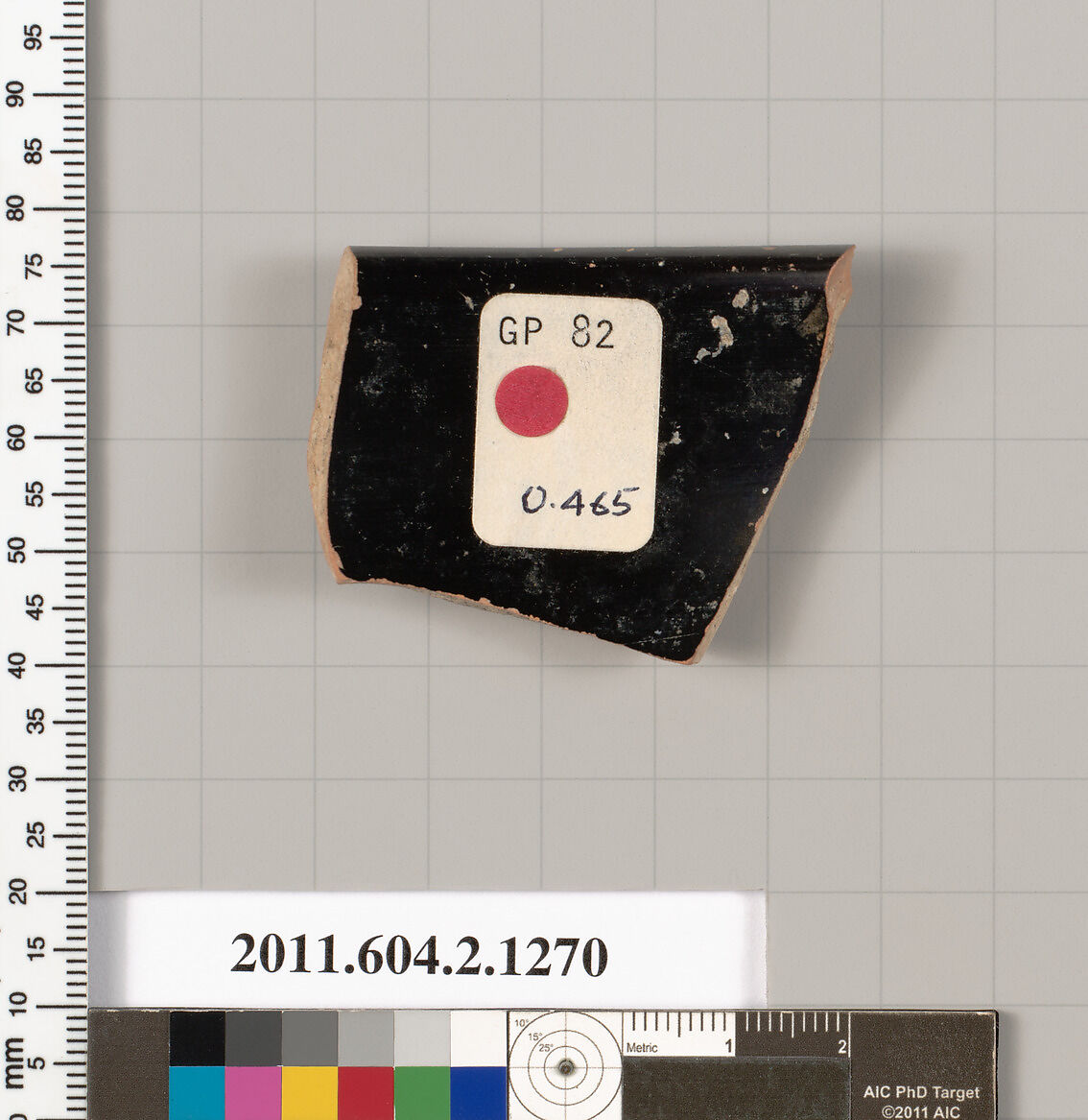 Terracotta rim fragment of a skyphos (deep drinking cup), Terracotta, Greek, Attic