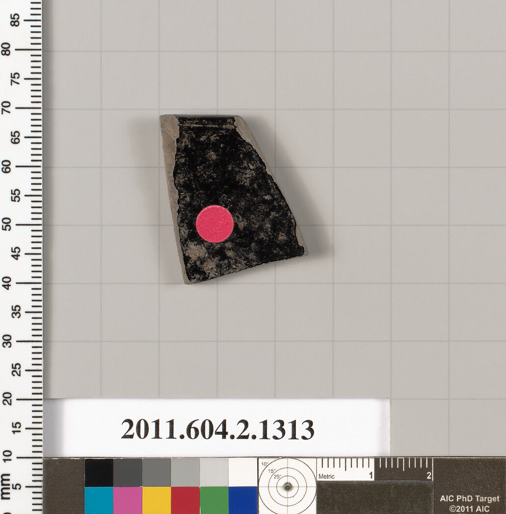 Terracotta rim fragment of a skyphos (deep drinking cup), Terracotta, Greek, Attic