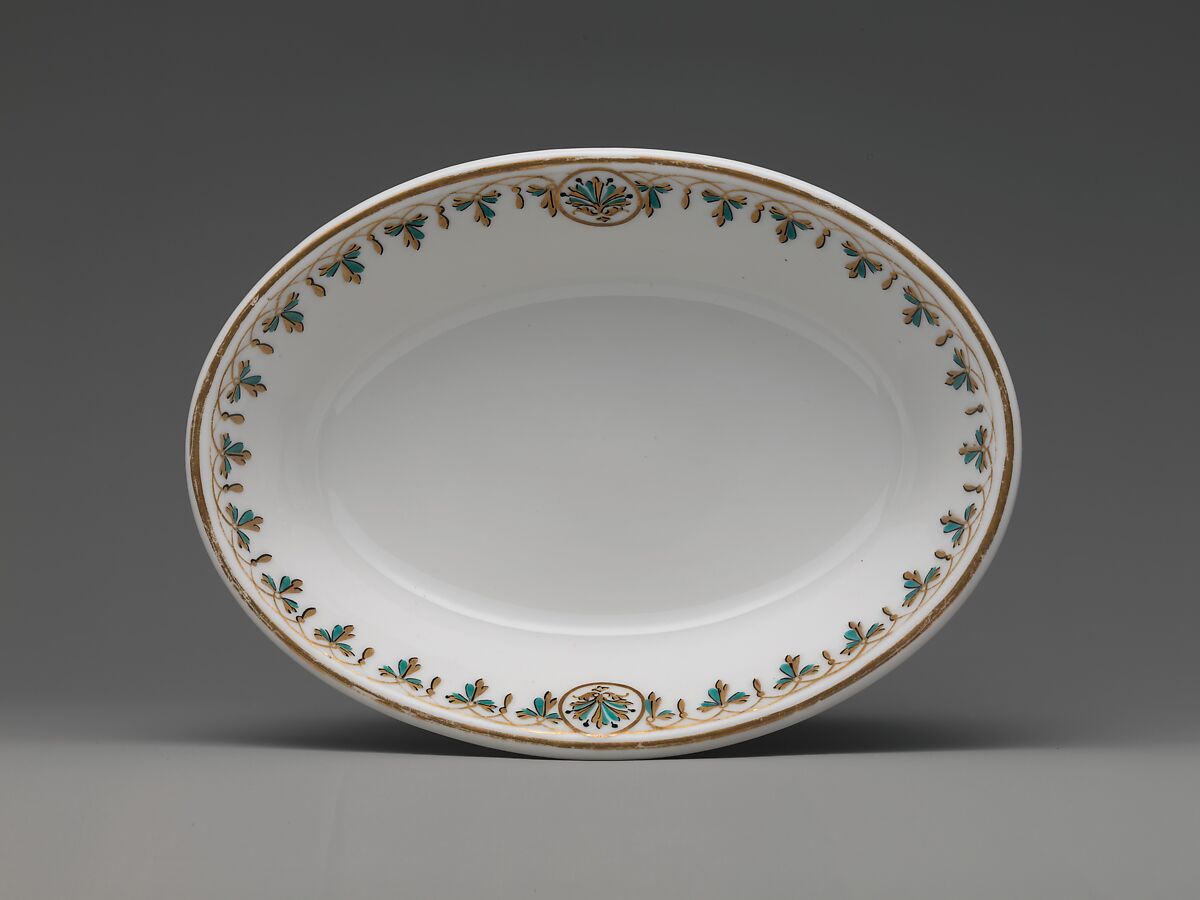 Vegetable Dish, Union Porcelain Works (1863–1922), Porcelain, American 