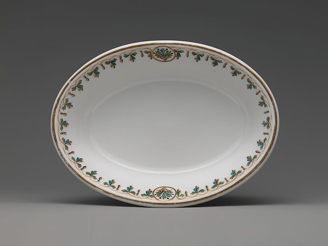 Coffee Cup and Saucer. Culture: American. Dimensions: Cup: H. 2 1/8 in.  (5.4 cm); Diam. 3 3/4 in. (9.5 cm) Saucer: Diam. 5 7/8 in. (14.9 cm).  Maker: Union Porcelain Works (1863-ca.