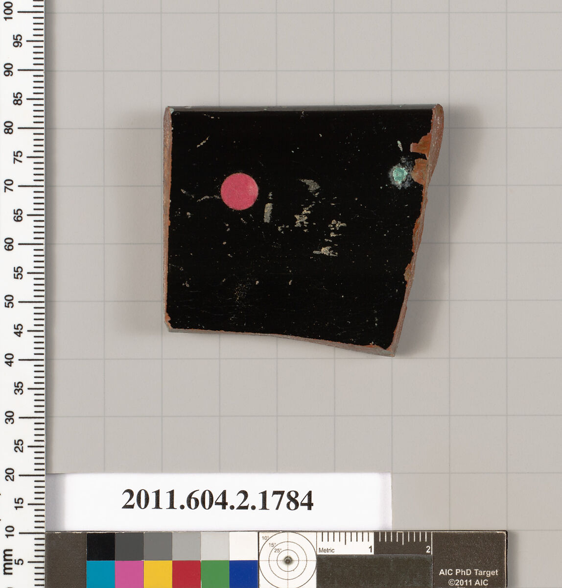 Terracotta rim fragment of a skyphos (deep drinking cup), Terracotta, Greek, Attic