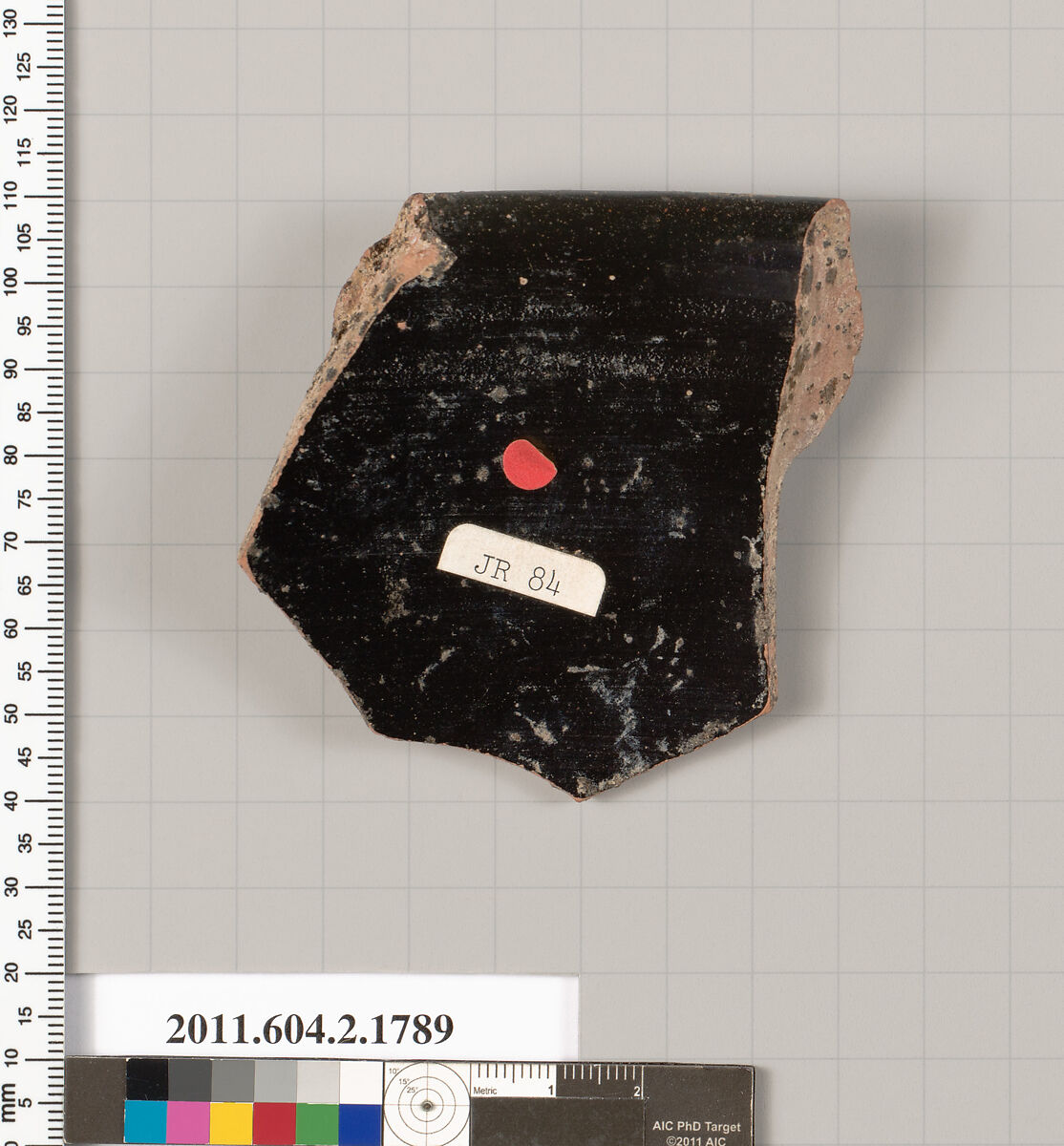 Terracotta rim fragment of a skyphos (deep drinking cup), Terracotta, Greek, Attic