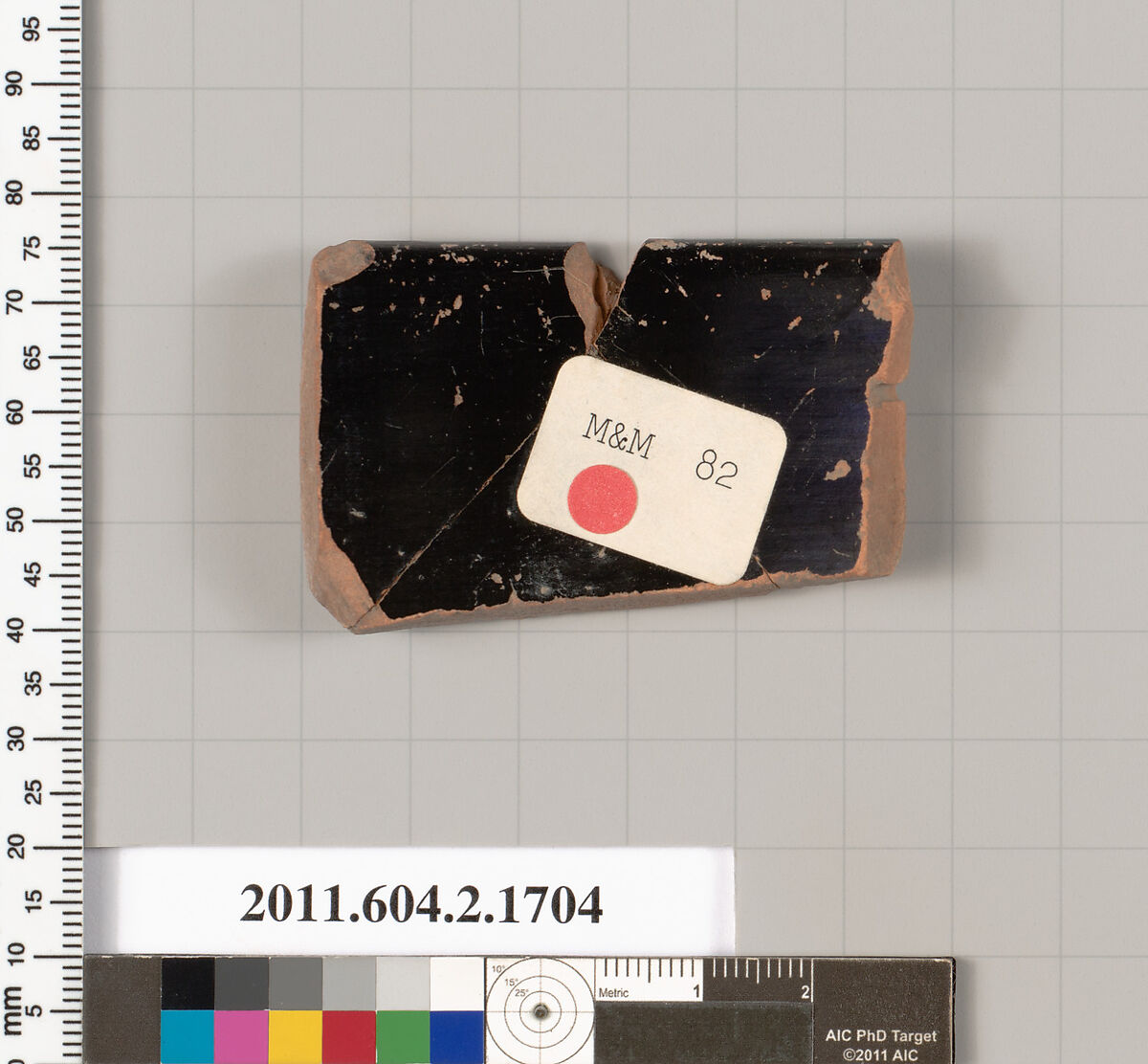 Terracotta rim fragment of a skyphos (deep drinking cup), Terracotta, Greek, Attic