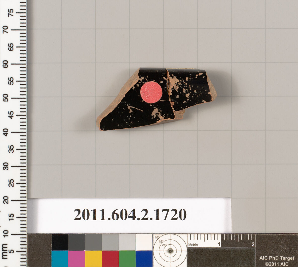 Terracotta rim fragment of a skyphos (deep drinking cup), Terracotta, Greek, Attic