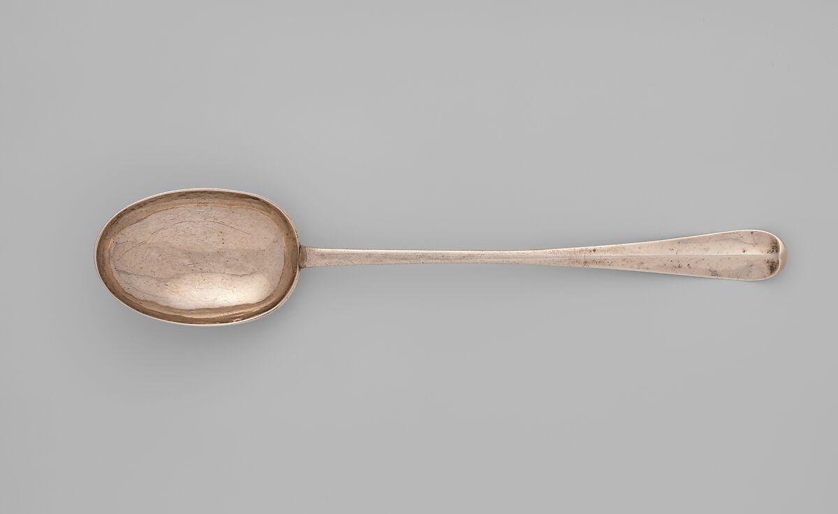 Serving Spoon, Silver, American