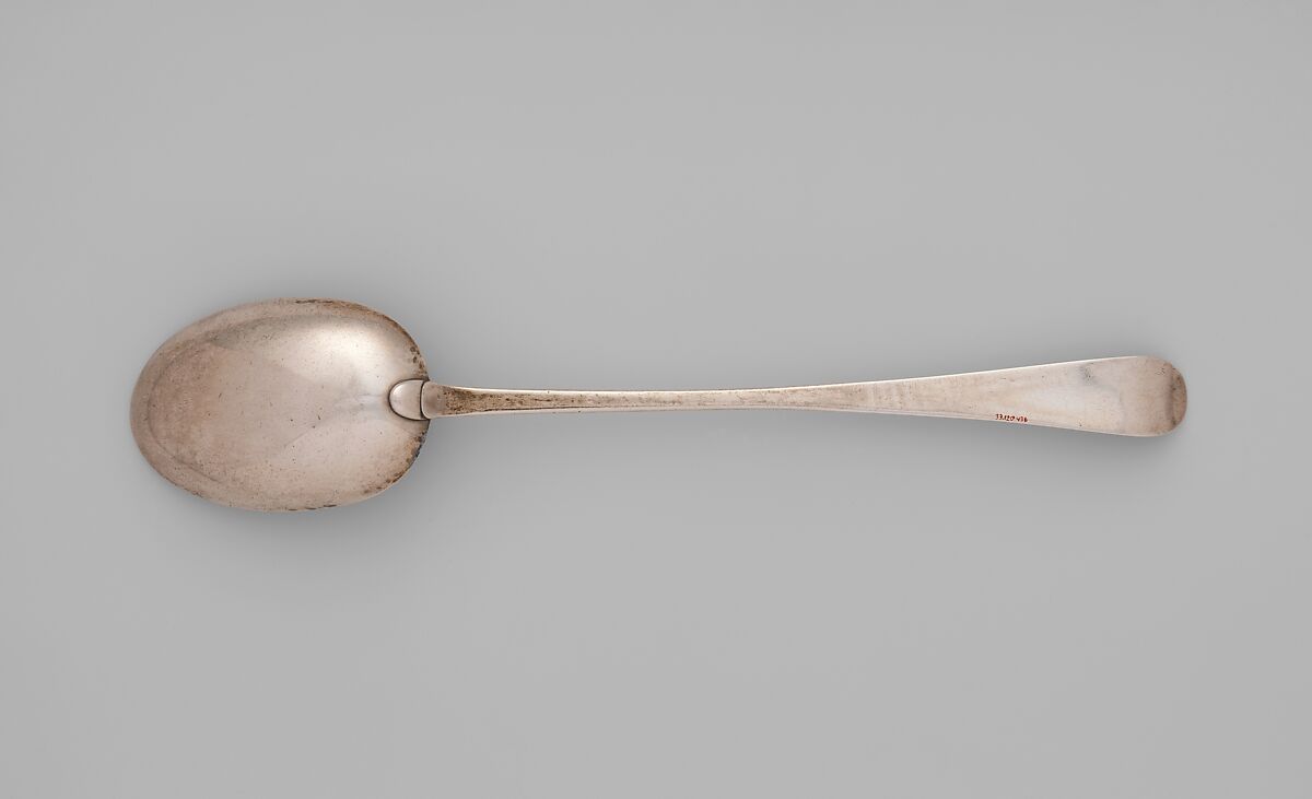 Serving Spoon, Silver, American