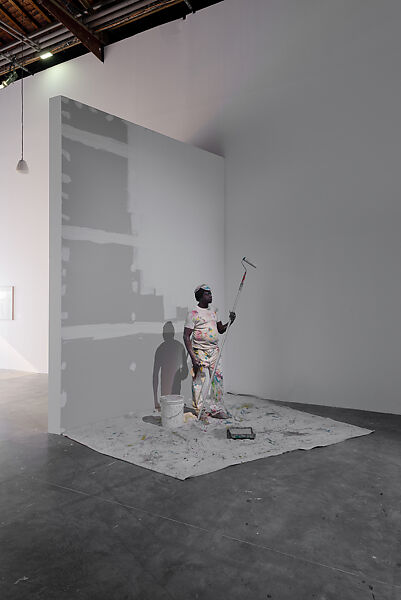 Housepainter II, Duane Hanson (American, 1925–1996), Bronze, polychromed in oil, mixed media, with accessories 