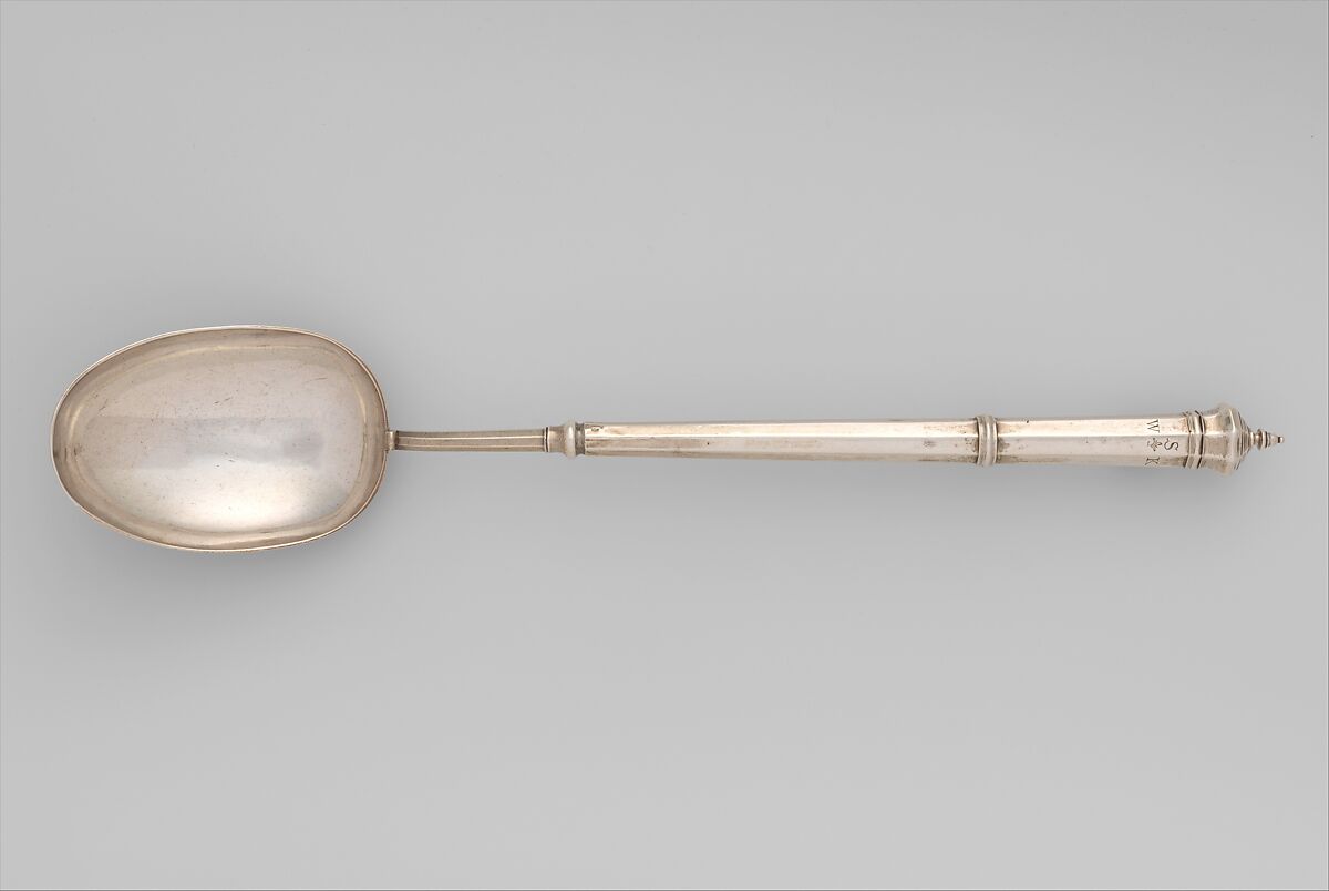 Serving Spoon, Jacob Hurd (American, Boston, Massachusetts 1702/3–1758 Boston, Massachusetts), Silver, American 