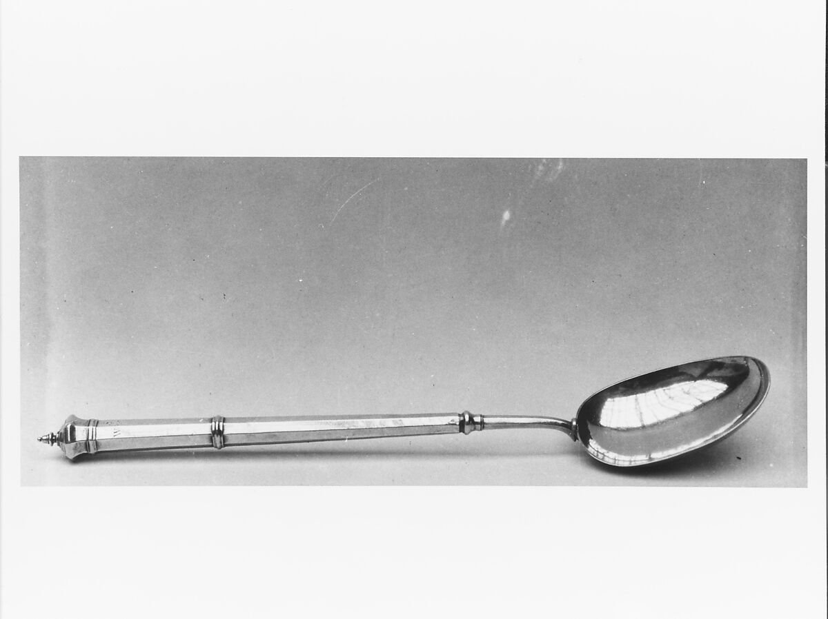 Serving Spoon, Jacob Hurd (American, Boston, Massachusetts 1702/3–1758 Boston, Massachusetts), Silver, American
