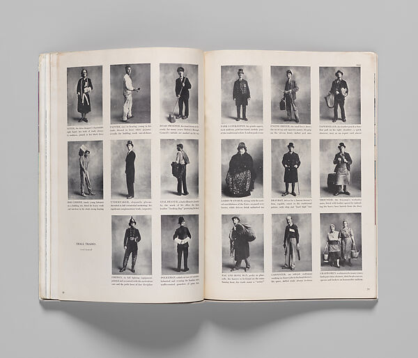 "Small Trades," British Vogue, Irving Penn (American, Plainfield, New Jersey 1917–2009 New York), Offset lithography
