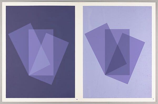 Interaction of color, Josef Albers (American (born Germany), Bottrop 1888–1976 New Haven, Connecticut)