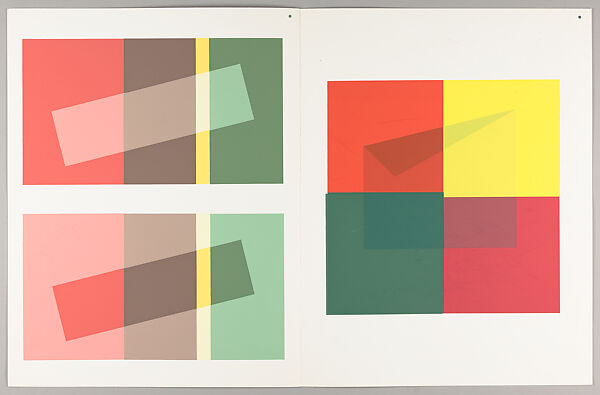 Interaction of color, Josef Albers (American (born Germany), Bottrop 1888–1976 New Haven, Connecticut)