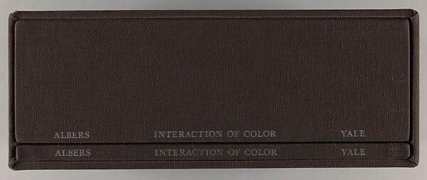 Interaction of color, Josef Albers (American (born Germany), Bottrop 1888–1976 New Haven, Connecticut)