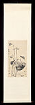 Flowers, Qian Shoutie (Chinese, 1896–1967), Hanging scroll; ink on paper, China