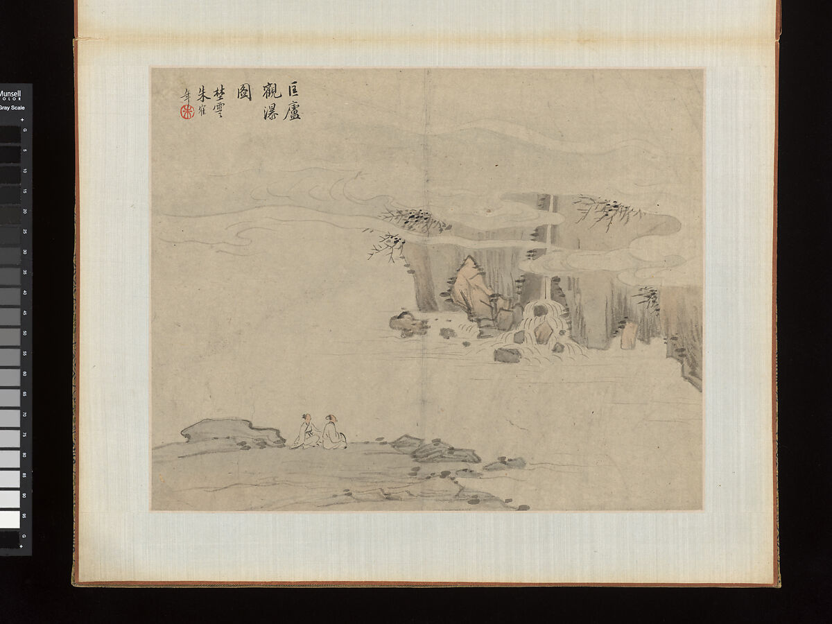 Landscapes, Zhu Henian (Chinese, 1760–1844), Album; ink and color on paper, China
