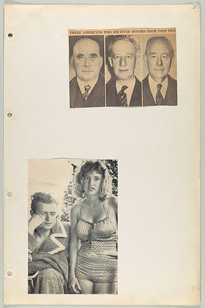 [Page From "Pictures of the Time: 1925–1935"], Assembled by Walker Evans (American, St. Louis, Missouri 1903–1975 New Haven, Connecticut), Photomechanical prints 