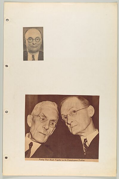 [Page From "Pictures of the Time: 1925–1935"], Assembled by Walker Evans (American, St. Louis, Missouri 1903–1975 New Haven, Connecticut), Photomechanical prints 