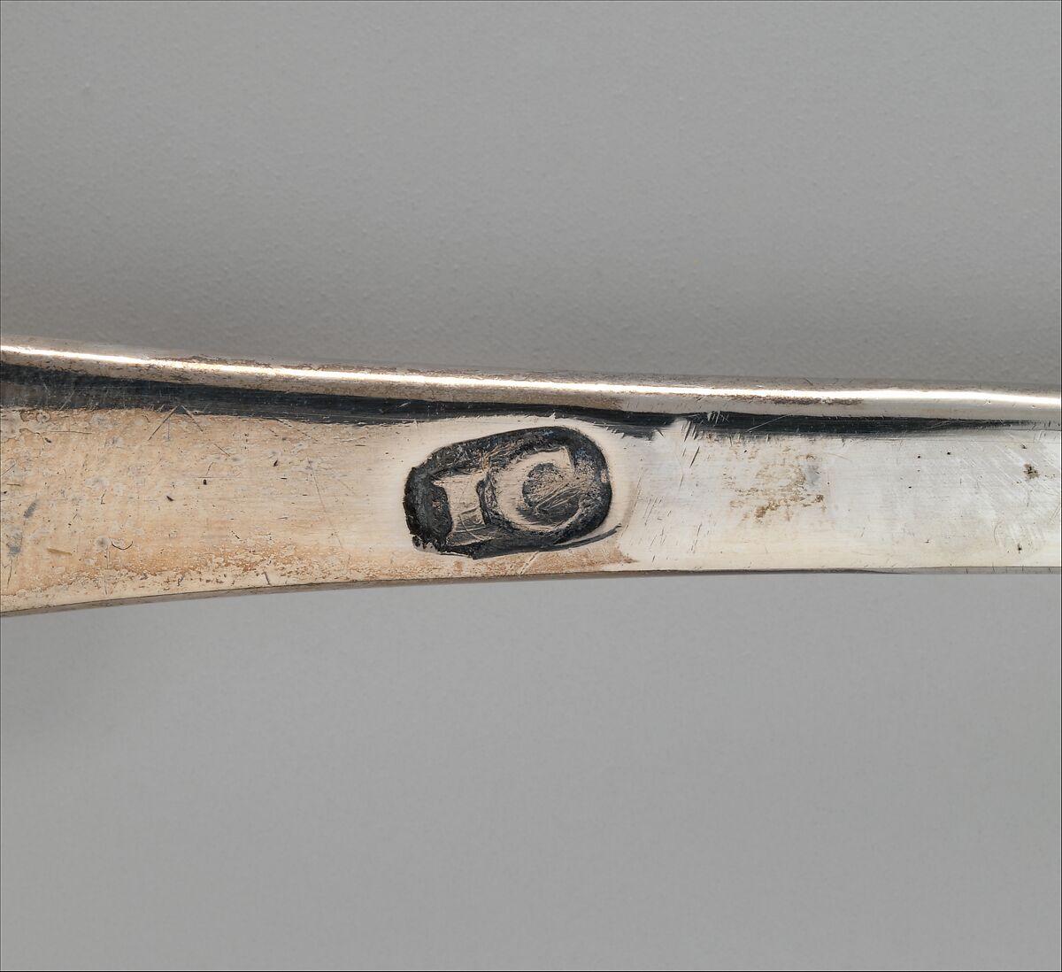 Serving Spoon, Jonathan Clarke (1705–1770), Silver, American