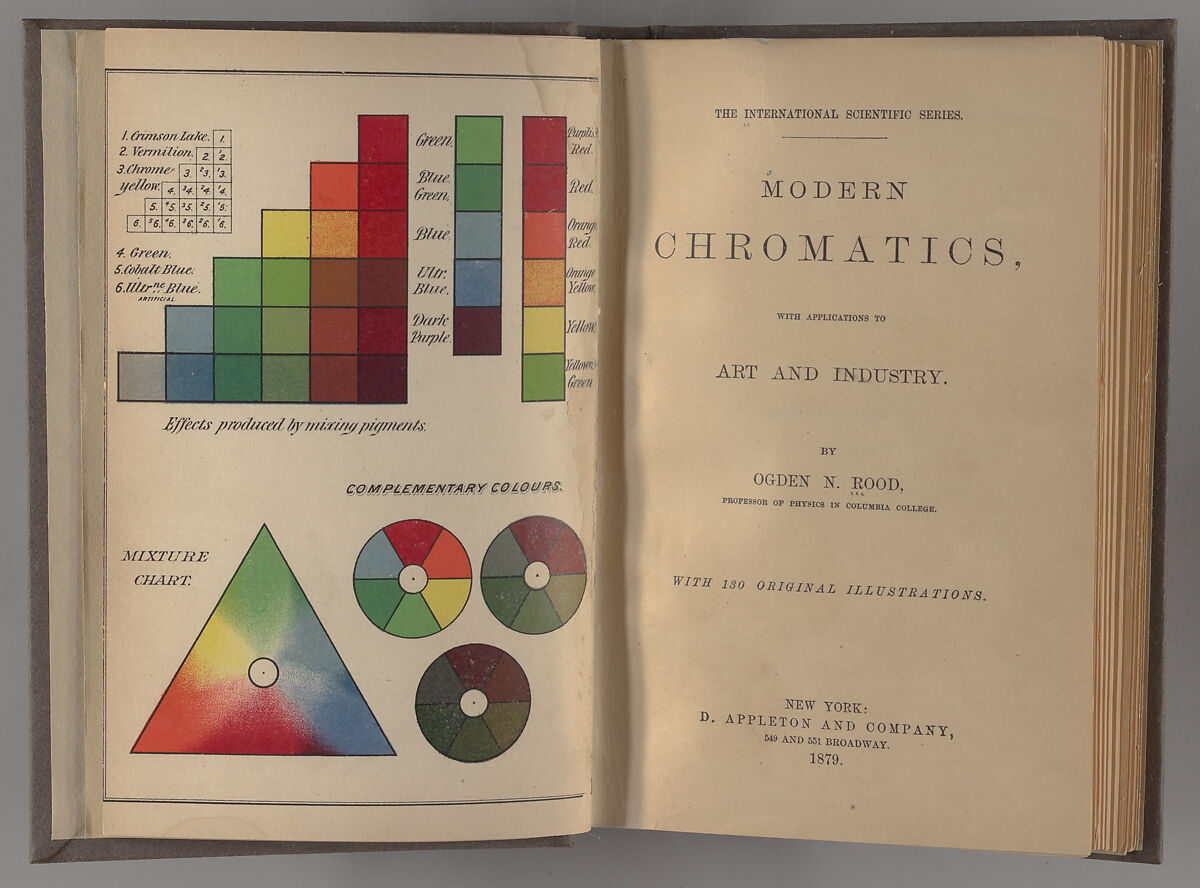 Modern chromatics : with applications to art and industry, Ogden Nicholas Rood (1831-1902) 