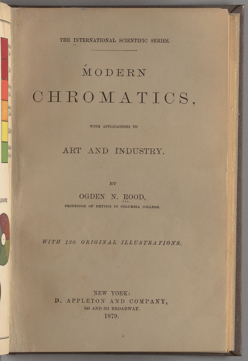 Modern chromatics : with applications to art and industry, Ogden Nicholas Rood (1831-1902)