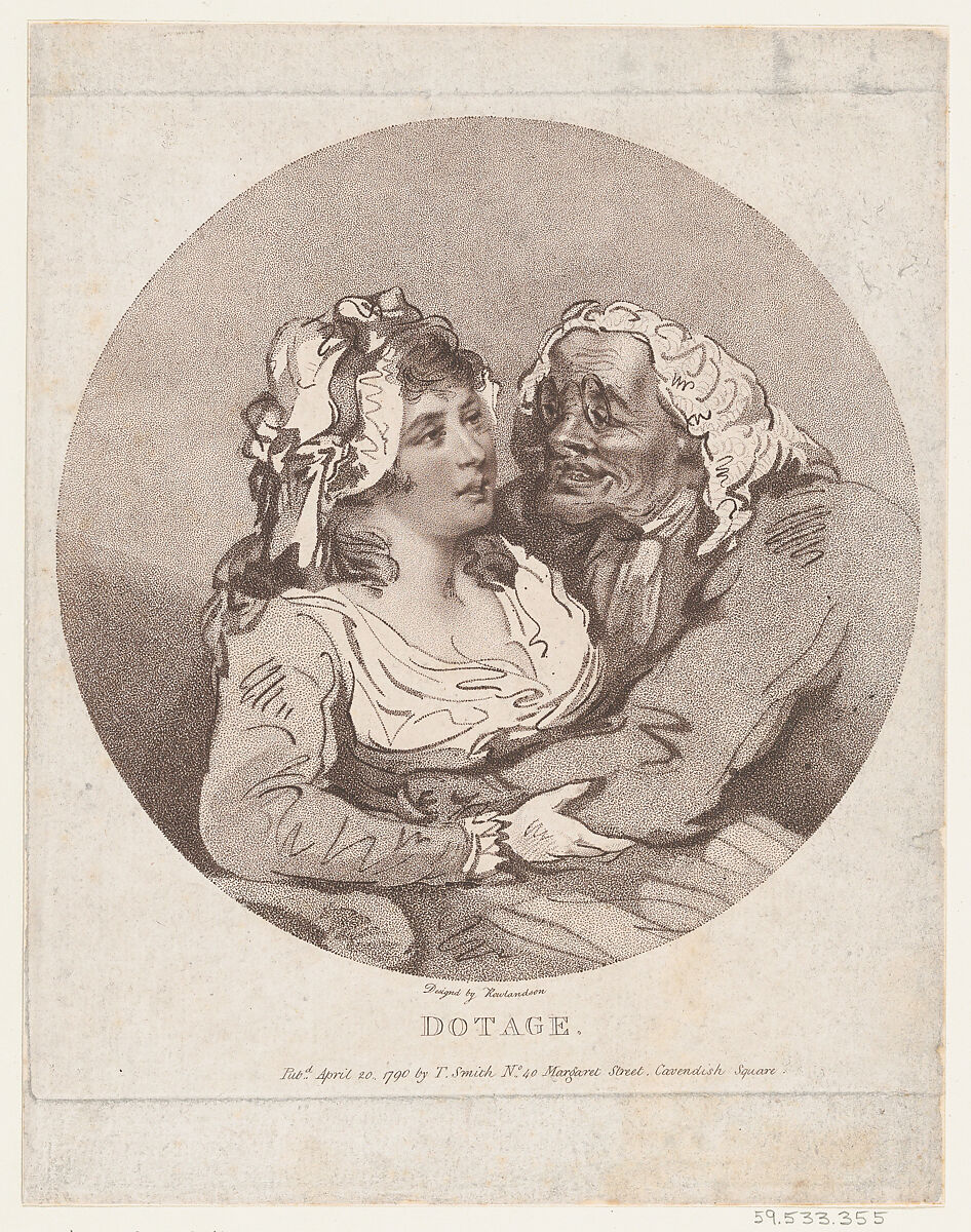 Dotage, Etched and published by T. Smith (British, active London 1785–1800), Stippled etching and aquatint 