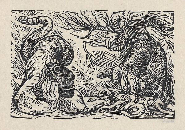 A Monster, from "El Sombrerón", Alfredo Zalce (Mexican, Pátzcuaro, Michoacán 1908–2003 Morelia), Linocut 