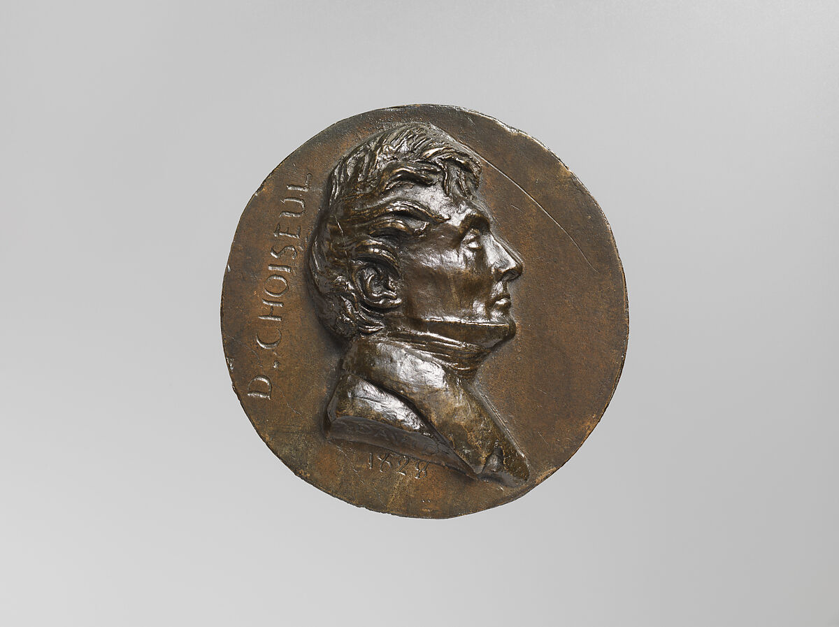 Claude-Antoine-Gabriel, duc de Choiseul-Stainville (1762–1838), Medalist: Pierre Jean David d&#39;Angers (French, Angers 1788–1856 Paris), Bronze, French 