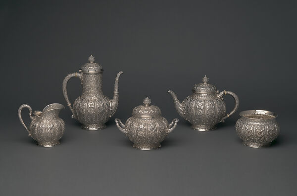 Tea and Coffee Set, Tiffany & Co., Silver, American