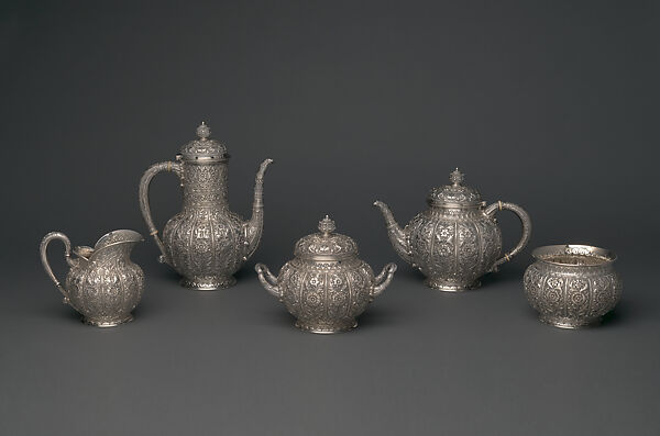 Tea and Coffee Set, Tiffany &amp; Co. (1837–present), Silver, American 