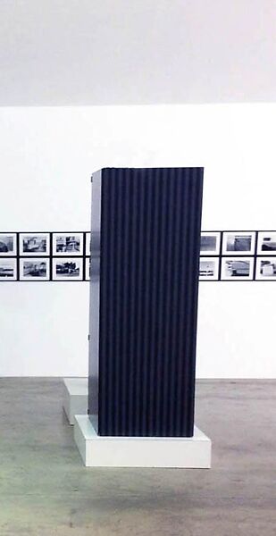 Superbox prototype (black/grey), Ettore Sottsass (Italian (born Austria), Innsbruck 1917–2007 Milan), Plywood, particle board, plastic laminate 