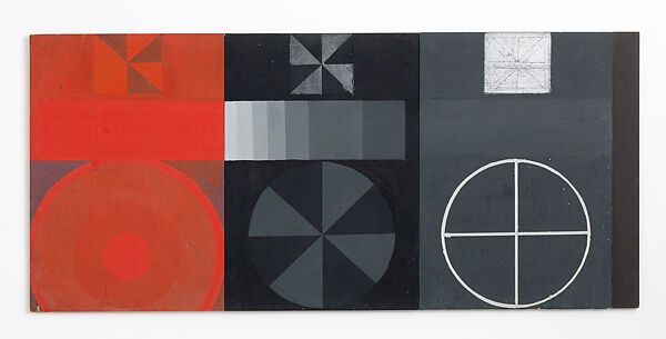 Grande Mandala, Ettore Sottsass (Italian (born Austria), Innsbruck 1917–2007 Milan), Acrylic on wood 