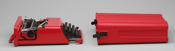 Valentine Portable Typewriter, Ettore Sottsass (Italian (born Austria), Innsbruck 1917–2007 Milan), ABS plastic and other materials 