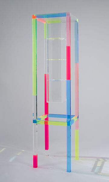 Cabinet de Curiosité, Shiro Kuramata (Japanese, 1934–1991), Colored perspex acrylic 