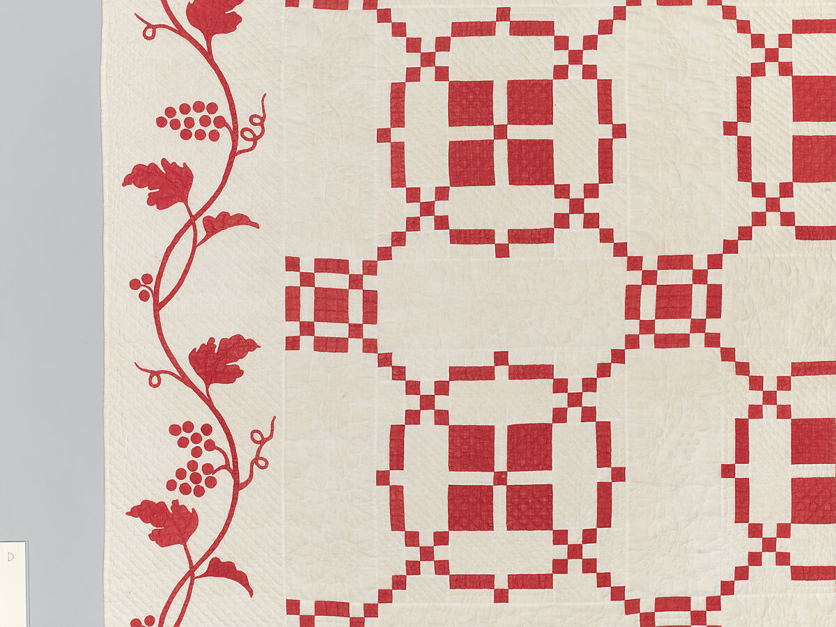 Burgoyne Surrenders or Burgoyne Surrounded Quilt, Martha A. Page, Cotton, American