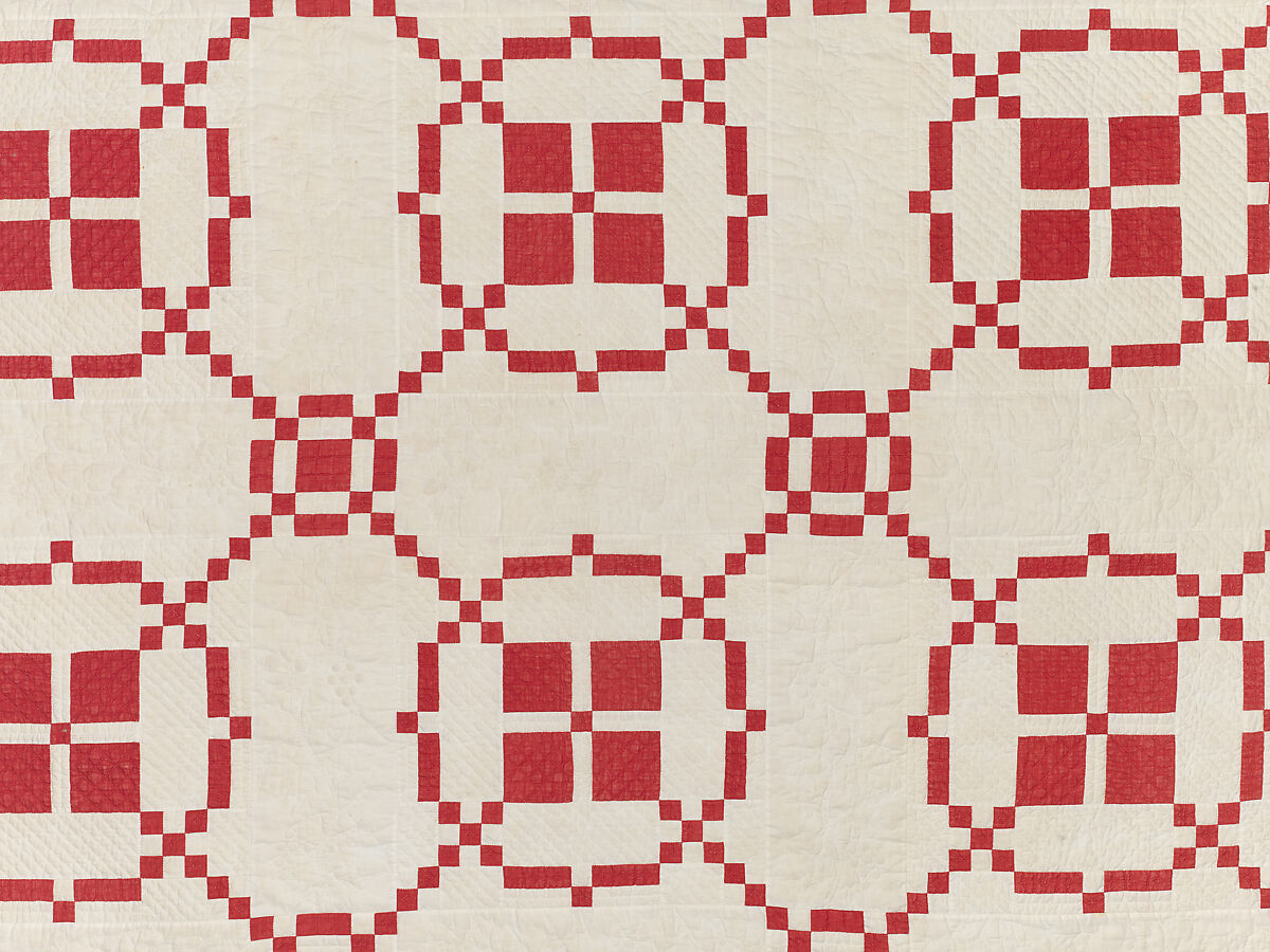 Burgoyne Surrenders or Burgoyne Surrounded Quilt, Martha A. Page, Cotton, American