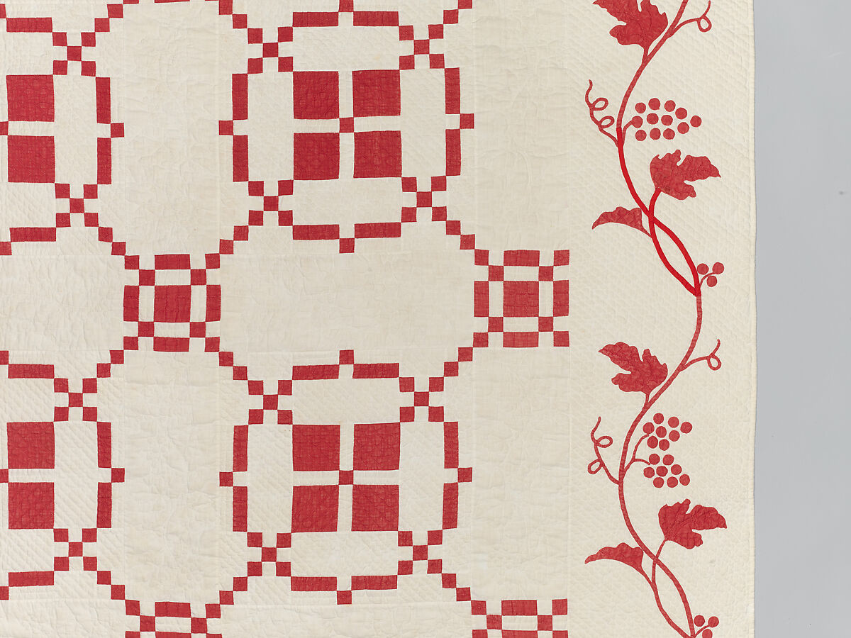 Burgoyne Surrenders or Burgoyne Surrounded Quilt, Martha A. Page, Cotton, American