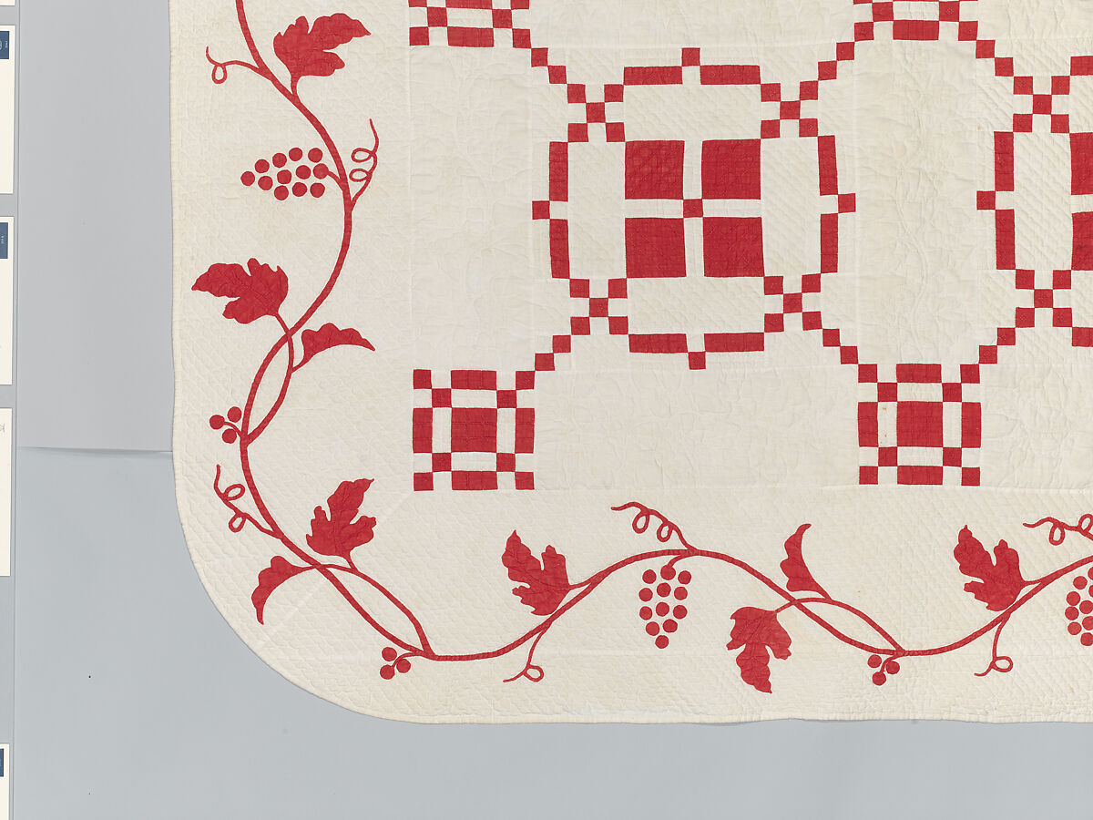 Burgoyne Surrenders or Burgoyne Surrounded Quilt, Martha A. Page, Cotton, American