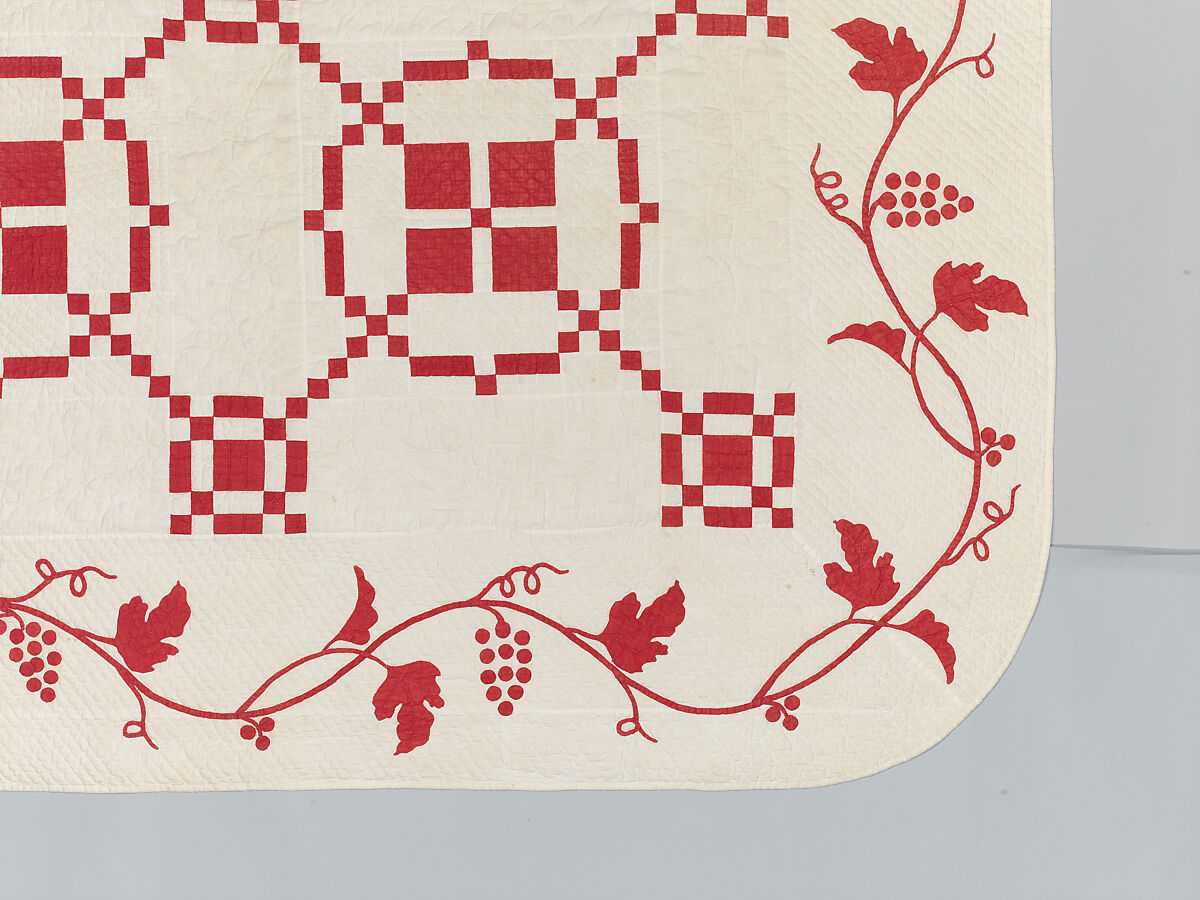 Burgoyne Surrenders or Burgoyne Surrounded Quilt, Martha A. Page, Cotton, American