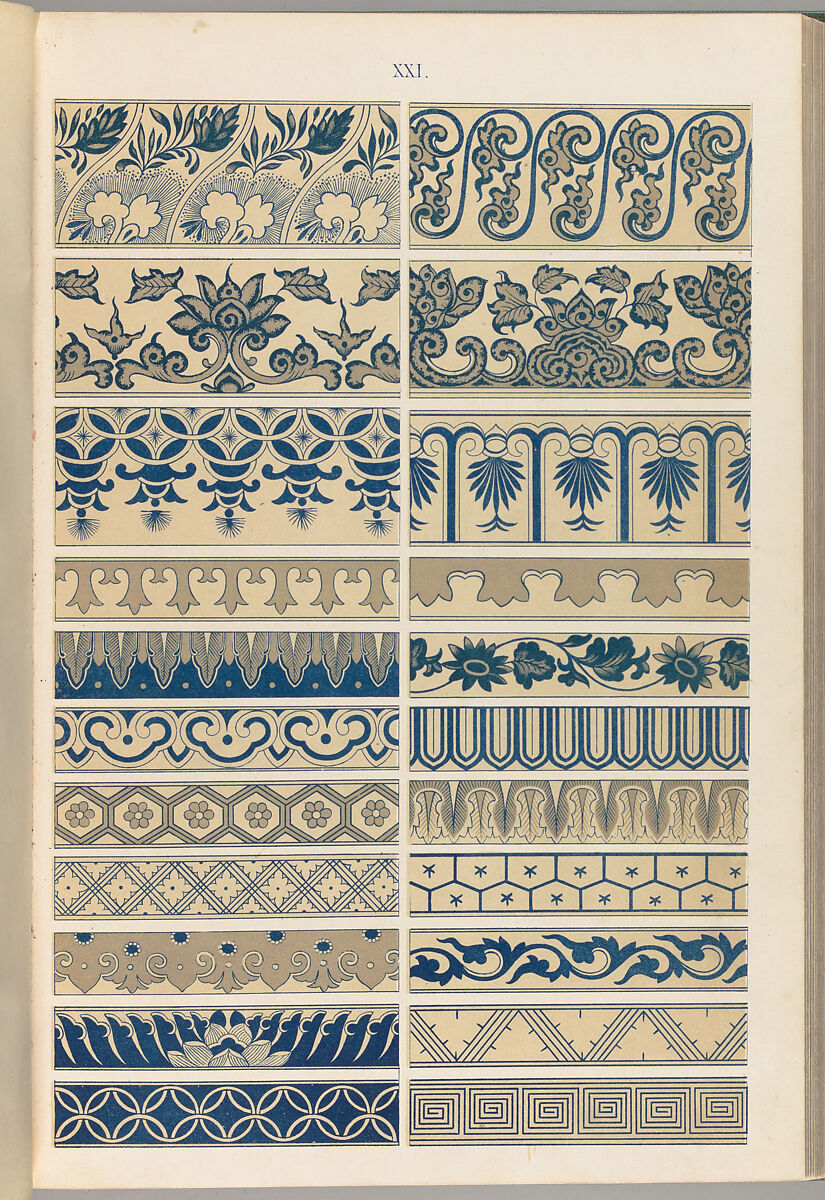 Examples of Chinese ornament selected from objects in the South Kensington Museum and other collections, Owen Jones (British, London 1809–1874 London)