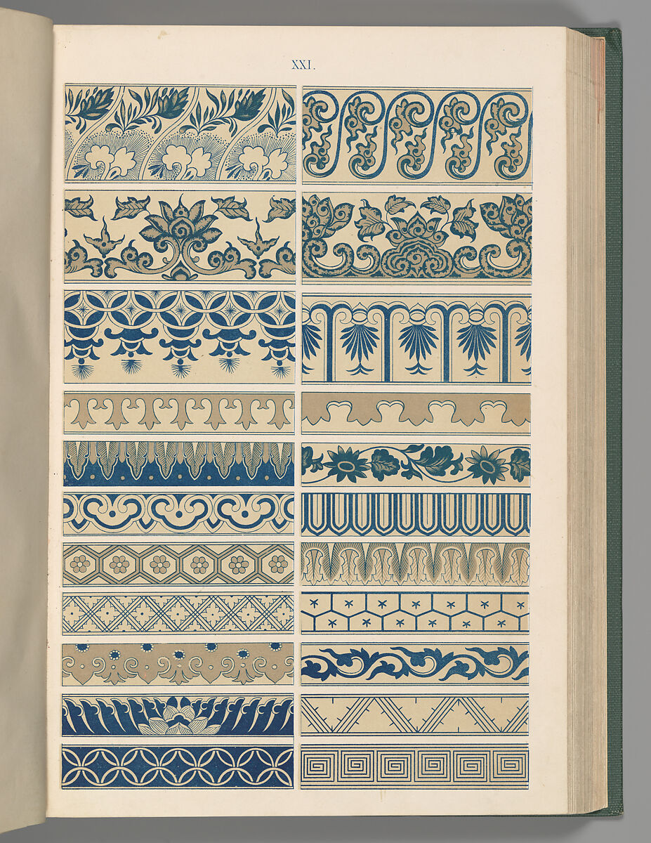 Examples of Chinese ornament selected from objects in the South Kensington Museum and other collections, Owen Jones (British, London 1809–1874 London) 