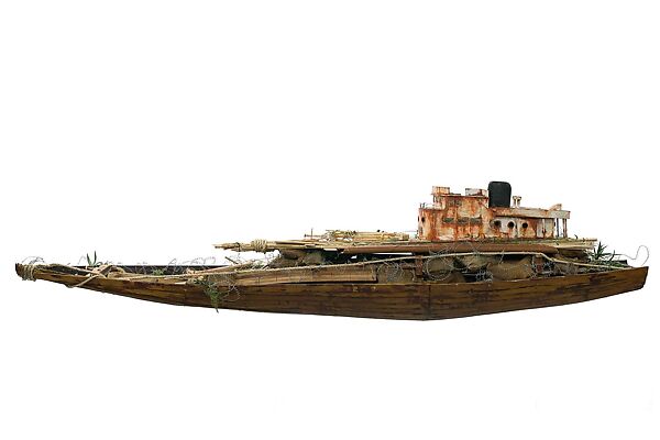 Boat F (from The Wine Dark Sea, Group 6), Hew Locke (British, born 1959), Wood and mixed media 