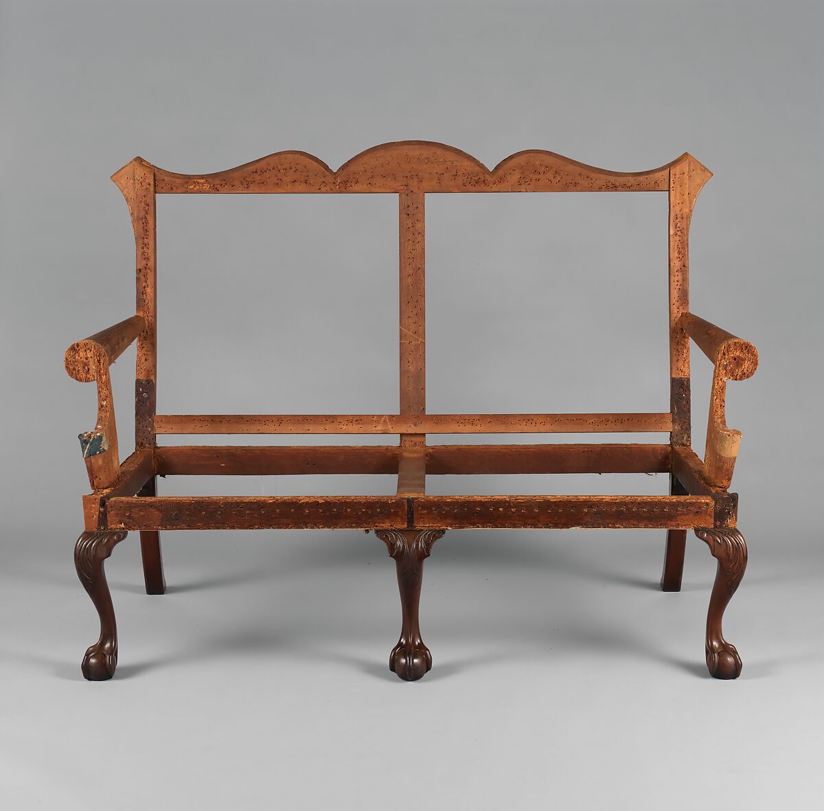 Settee, Joseph Cox (active ca. 1756–1773), Mahogany, red oak, cherry, pine, American