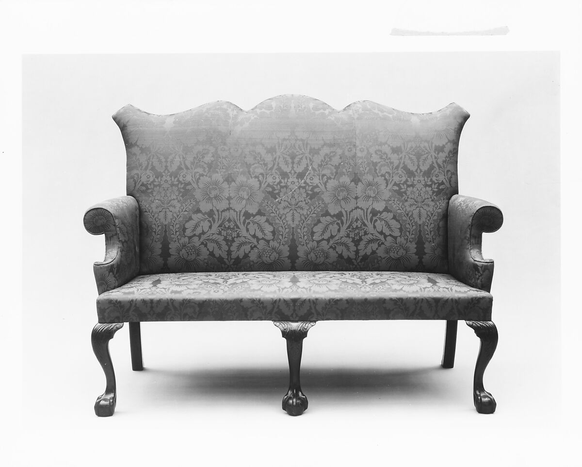 Settee, Joseph Cox (active ca. 1756–1773), Mahogany, red oak, cherry, pine, American
