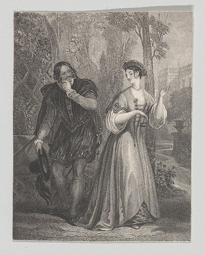 Beatrice and Benedick (Shakespeare, Much Ado About Nothing, Act 2, Scene 3)