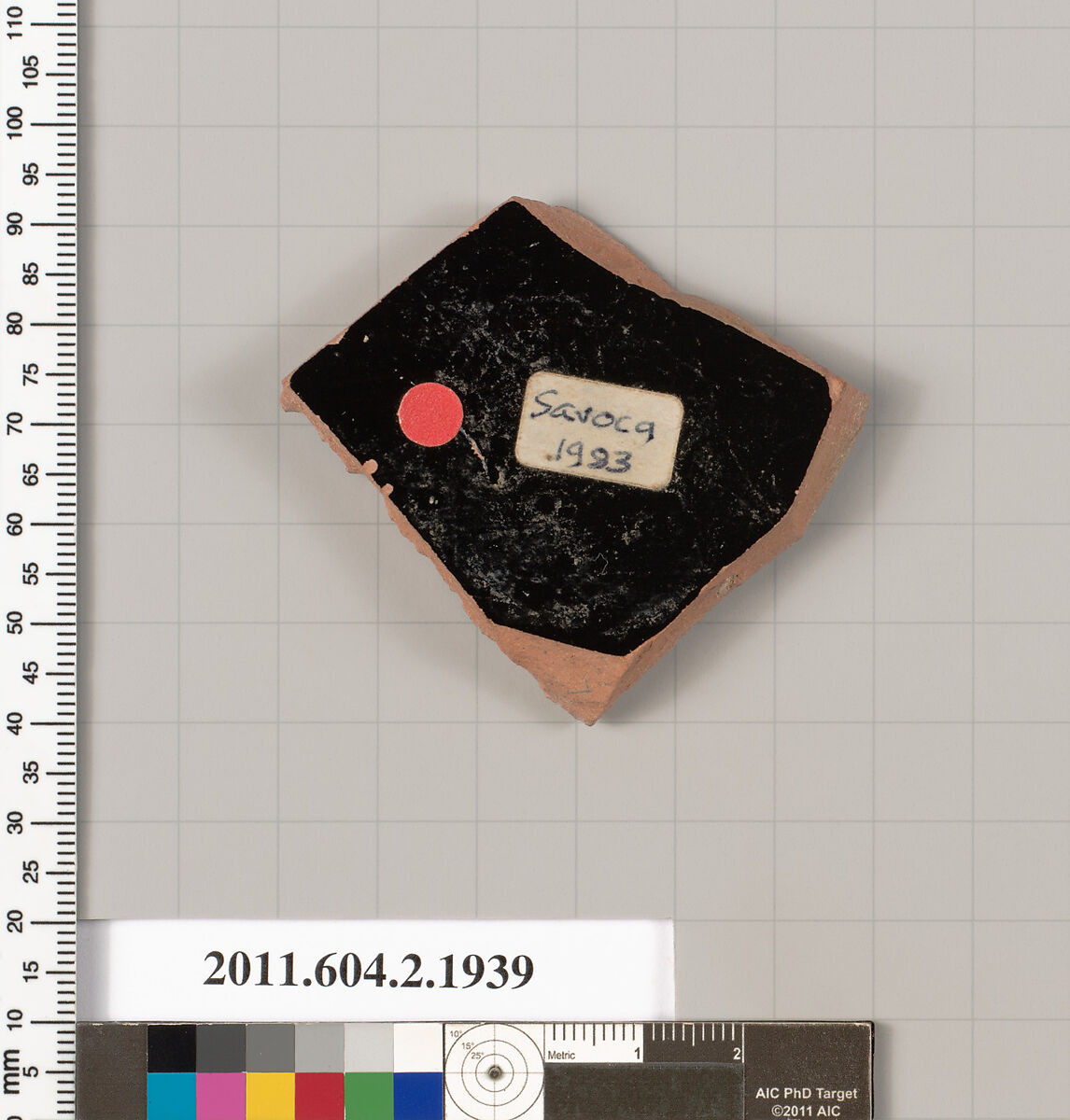 Terracotta fragment of a Nolan neck-amphora (jar), Terracotta, Greek, Attic