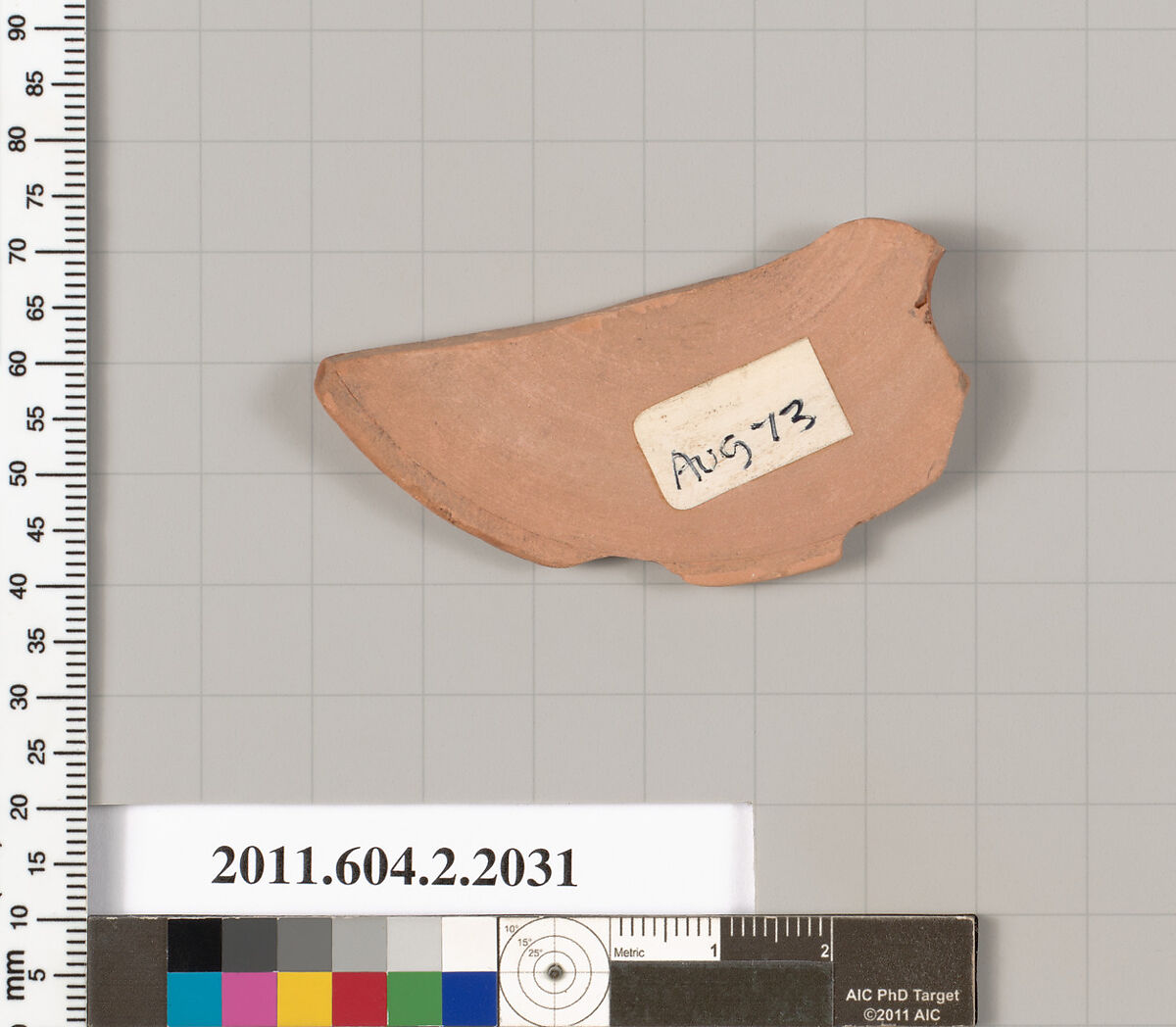 Terracotta fragment from a strainer?, Terracotta, Greek, Attic