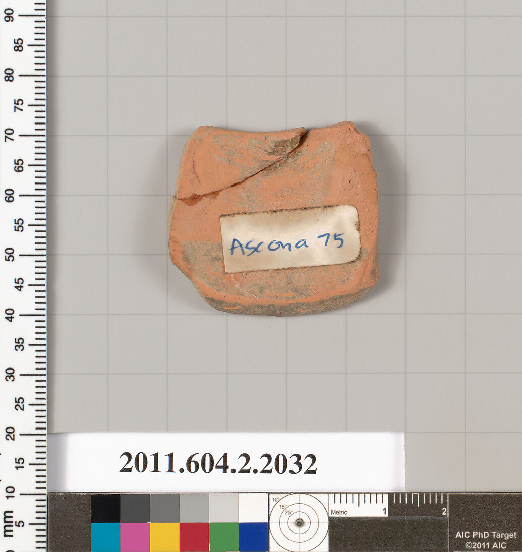 Terracotta fragment from a strainer?, Terracotta, Greek, Attic