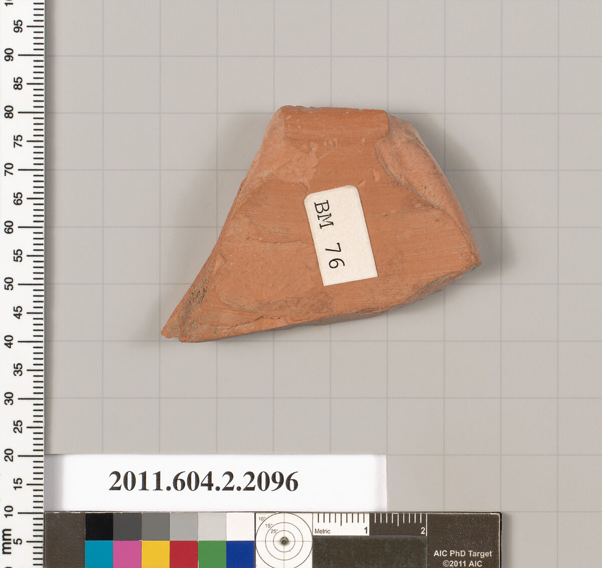 Terracotta fragment of a lekanis (covered dish)?, Terracotta, Greek, Attic