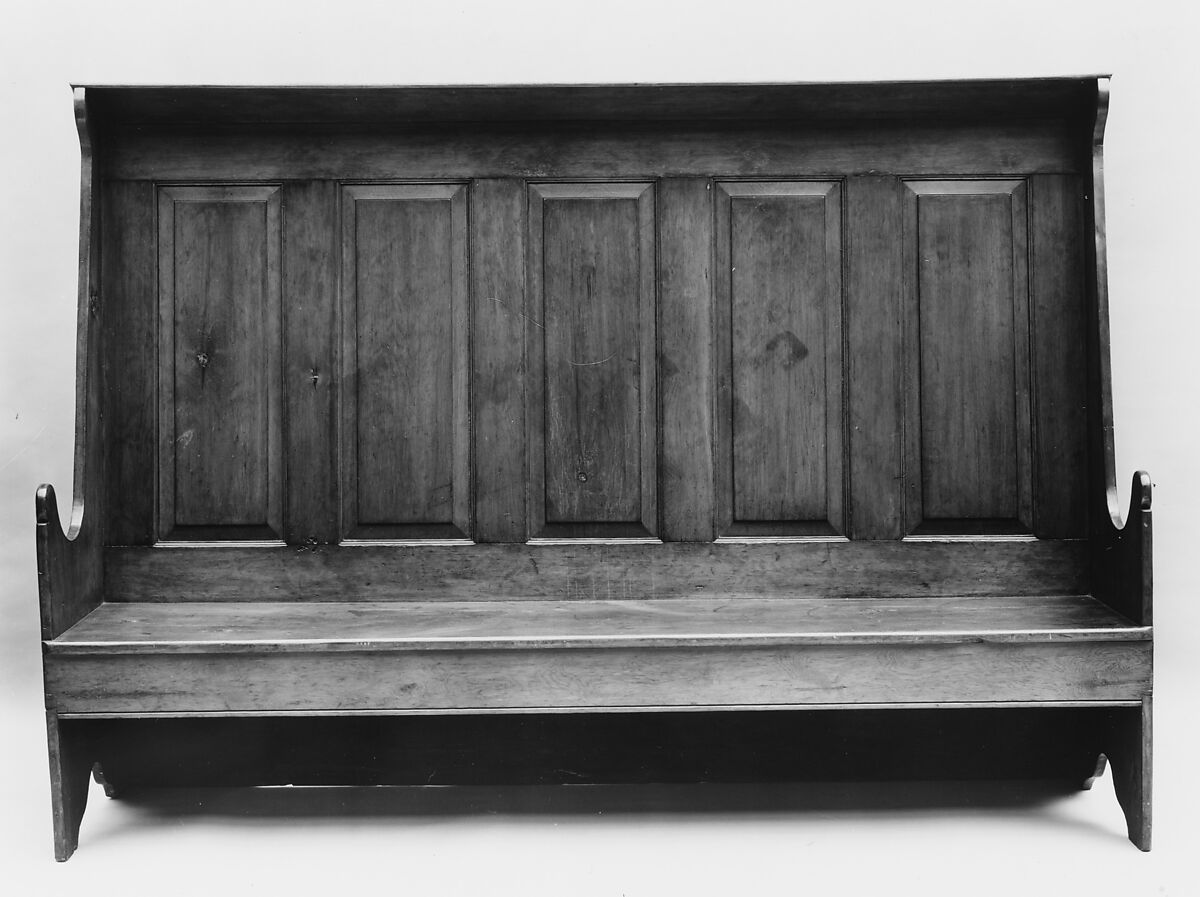 Settee, Pine, American